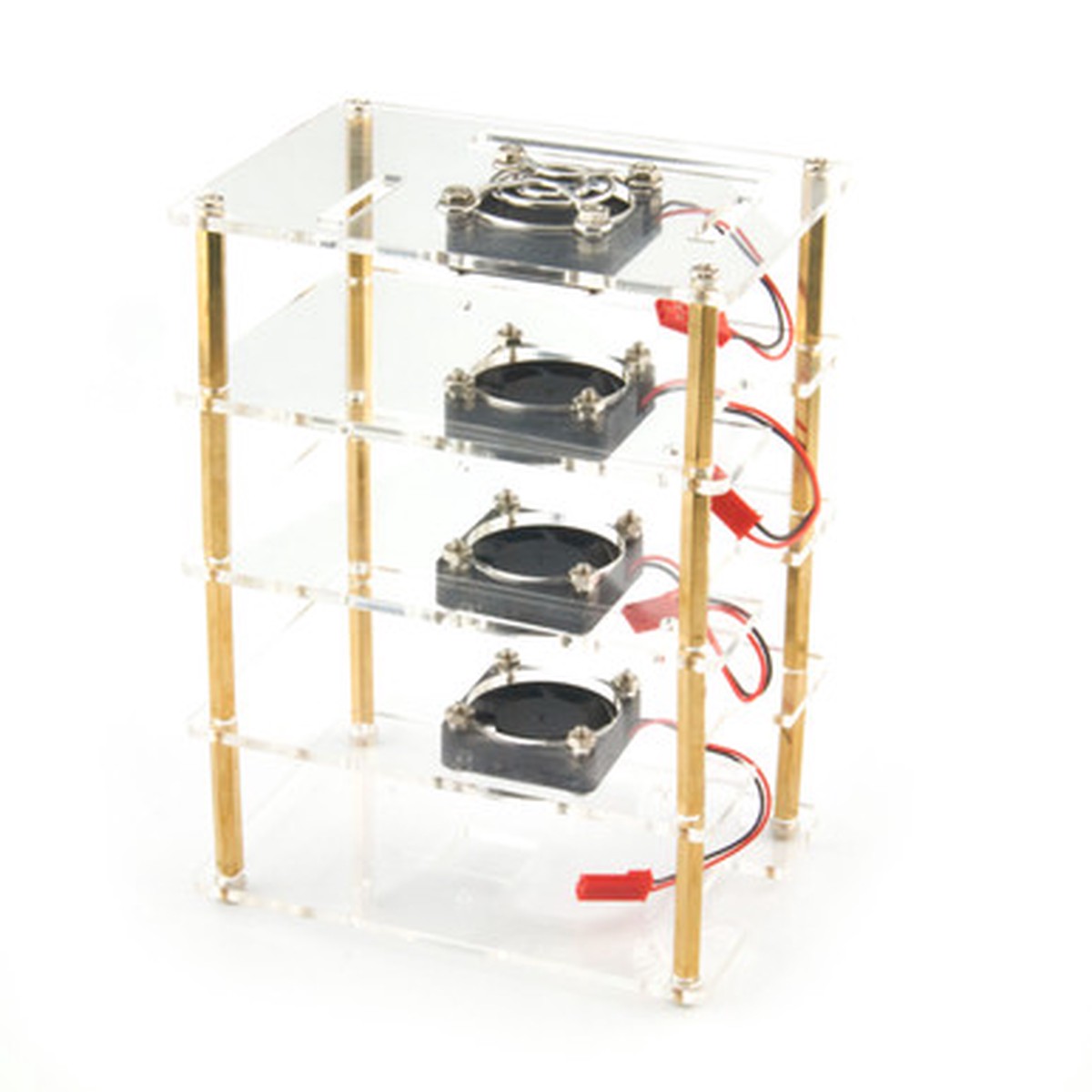 stackable-acrylic-case-for-4-four-raspberry-pi-4