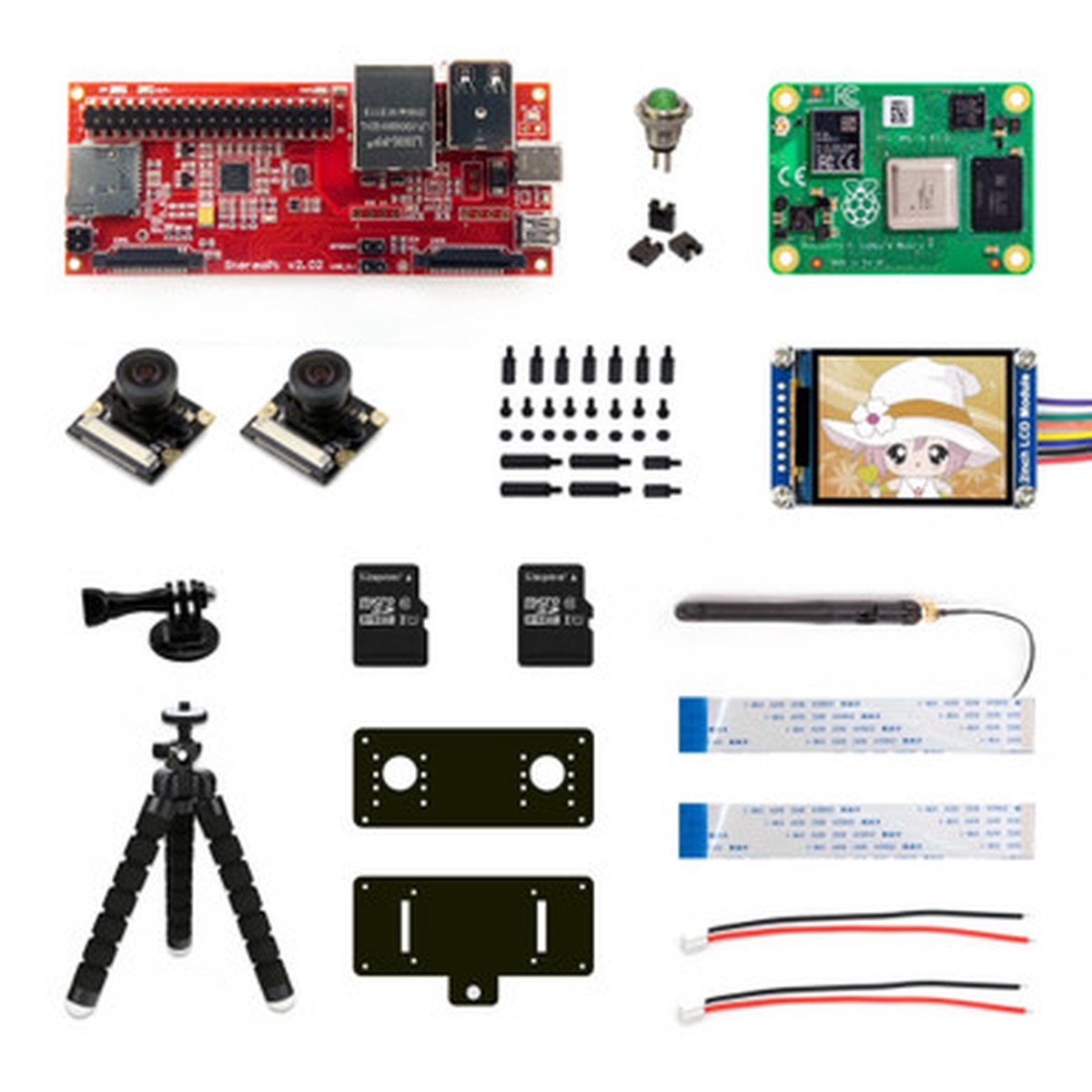 stereopi-v2-red-camera-kit