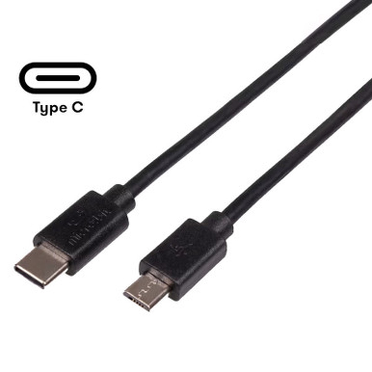 official-micro-bit-usb-lead-type-c-to-micro-usb-30cm-black