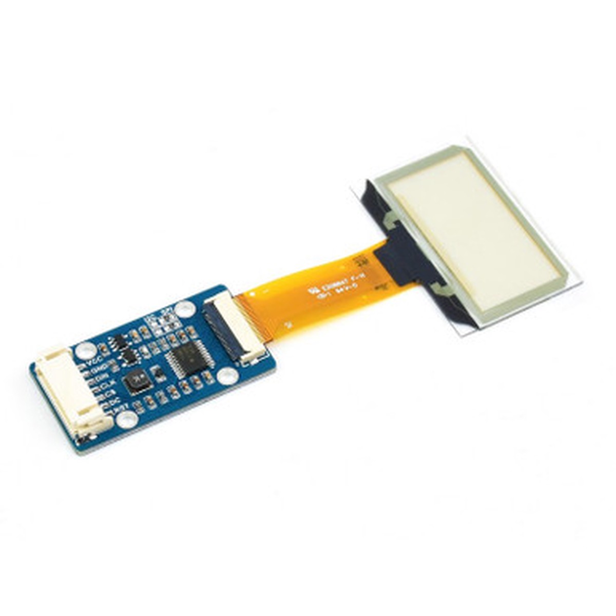 1-51inch-transparent-oled-12864-spi-i2c-light-blue-color-display