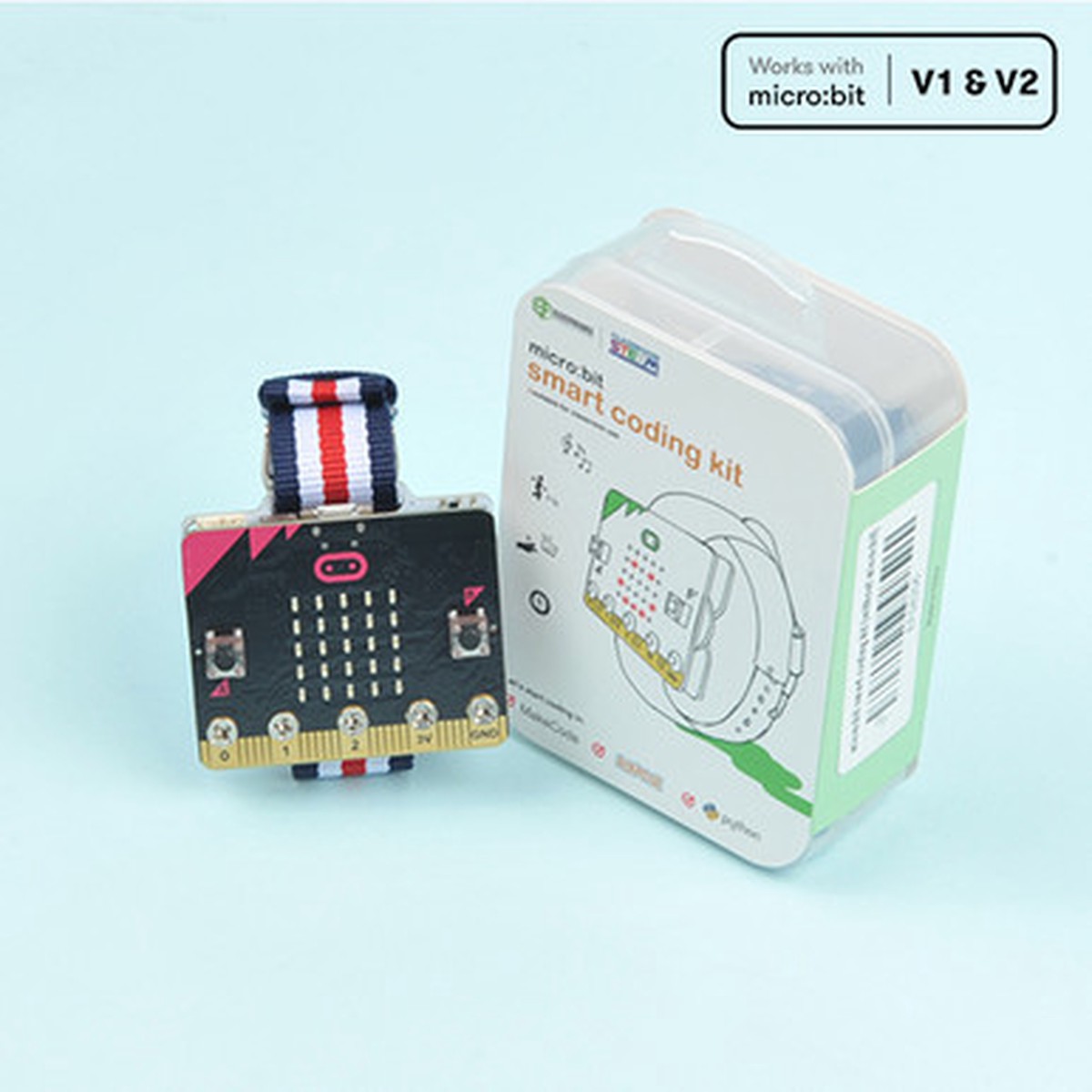 new-arrival-smart-coding-kit-wearable-power-supply-extension-kit-for-micro-bit-without-micro-bit-board