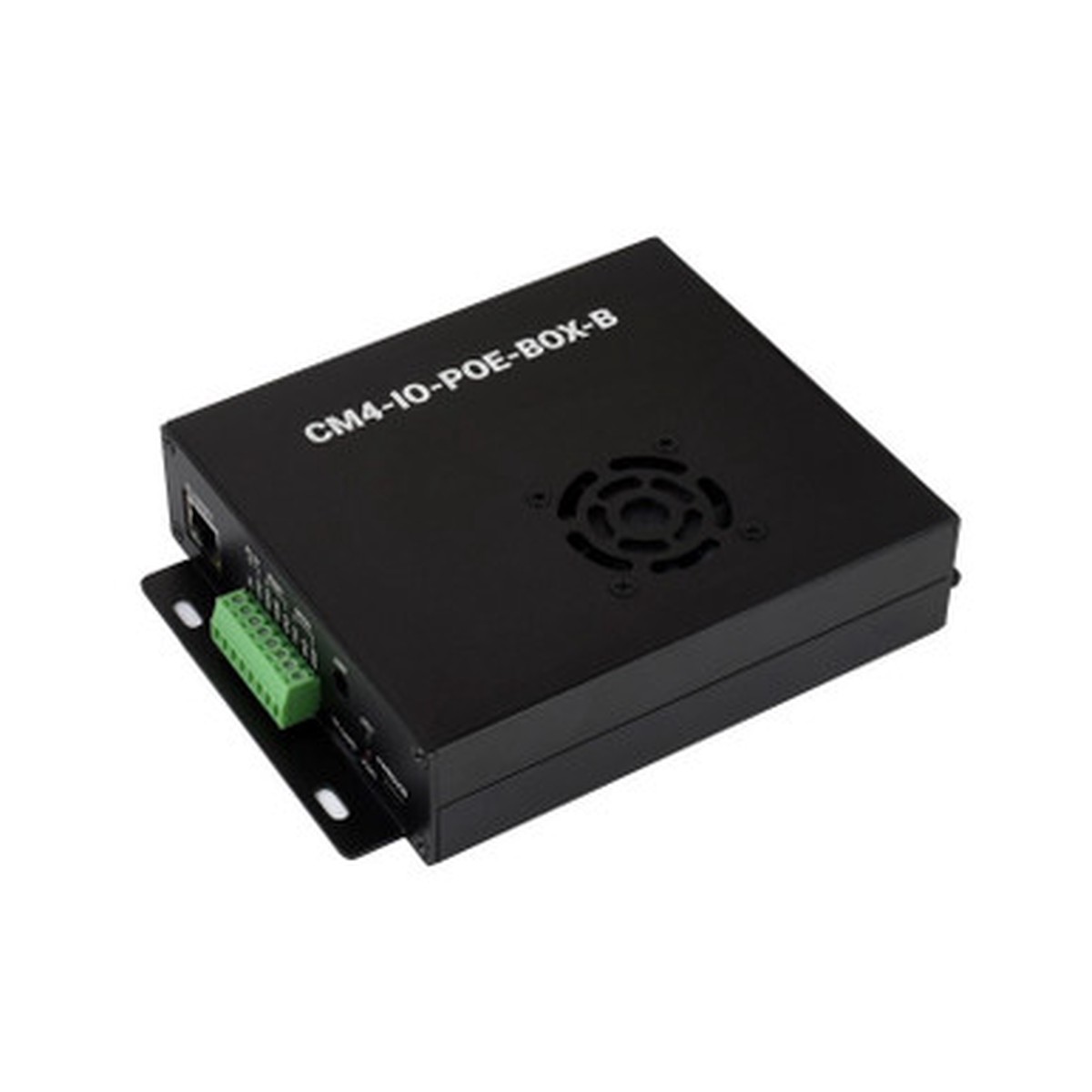 poe-mini-computer-type-b-based-on-raspberry-pi-compute-module-4-not-included-metal-case-with-cooling-fan