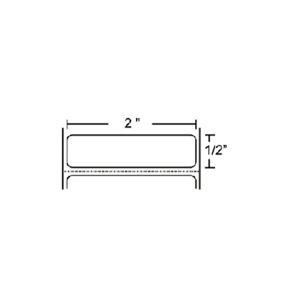label-polypropylene-2x0-5in-50-8x12-7mm-tt-polypro-3000t-coated-permanent-adhesive-1in-25-4mm-core-3780-roll-8-box-plain-18928
