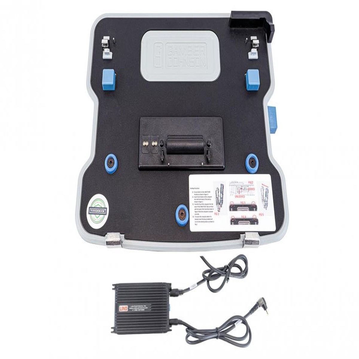 panasonic-toughbook-40-trimline-laptop-docking-station-full-port-replication-quad-rf-with-lind-120w-auto-power-adapter-7300-0610-7300-0605-12-7300-0605-12