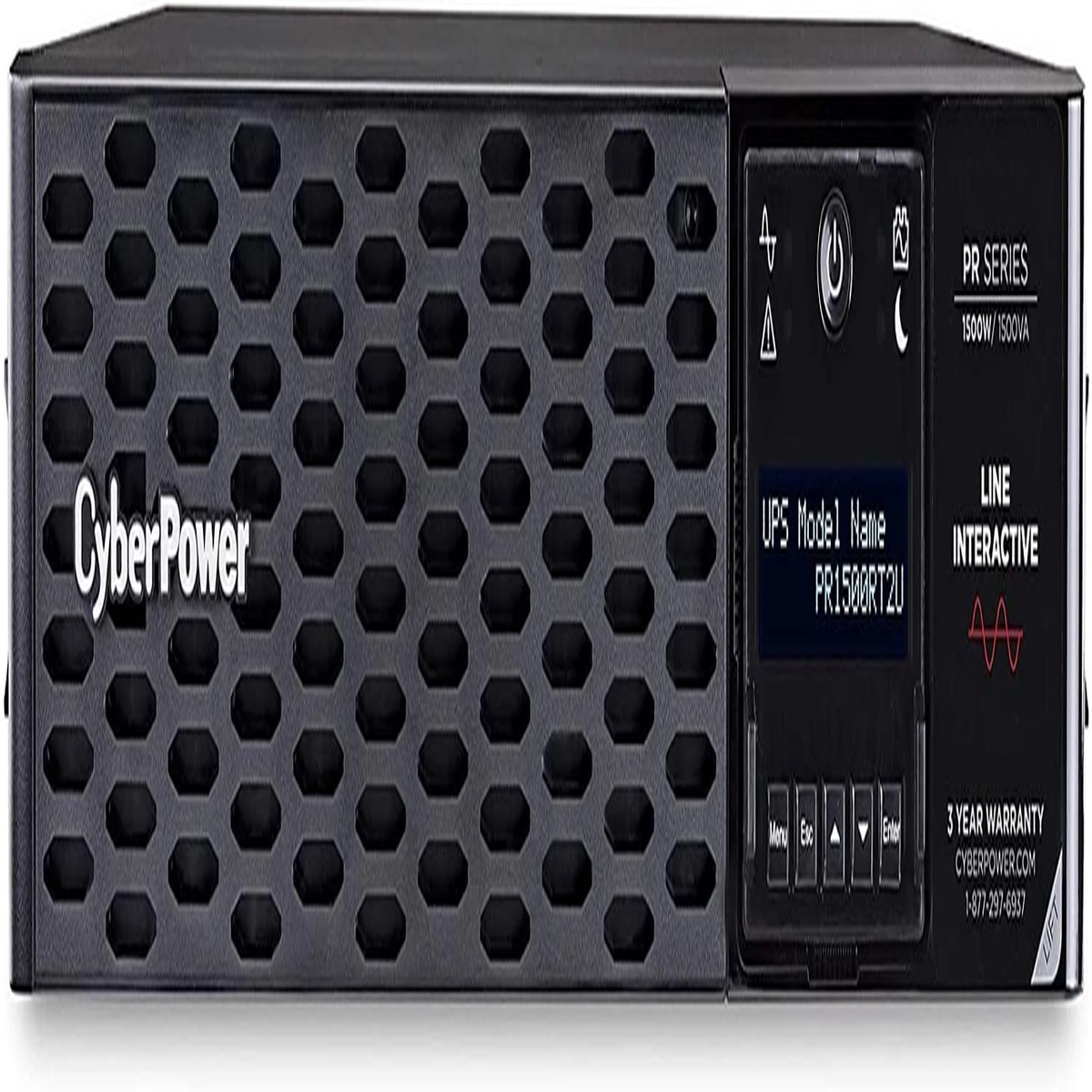 cyberpower-pr1500rt2u-smart-app-sinewave-ups-system-1500va-1500w-8-outlets-2u-rack-tower-avr-pr1500rt2u