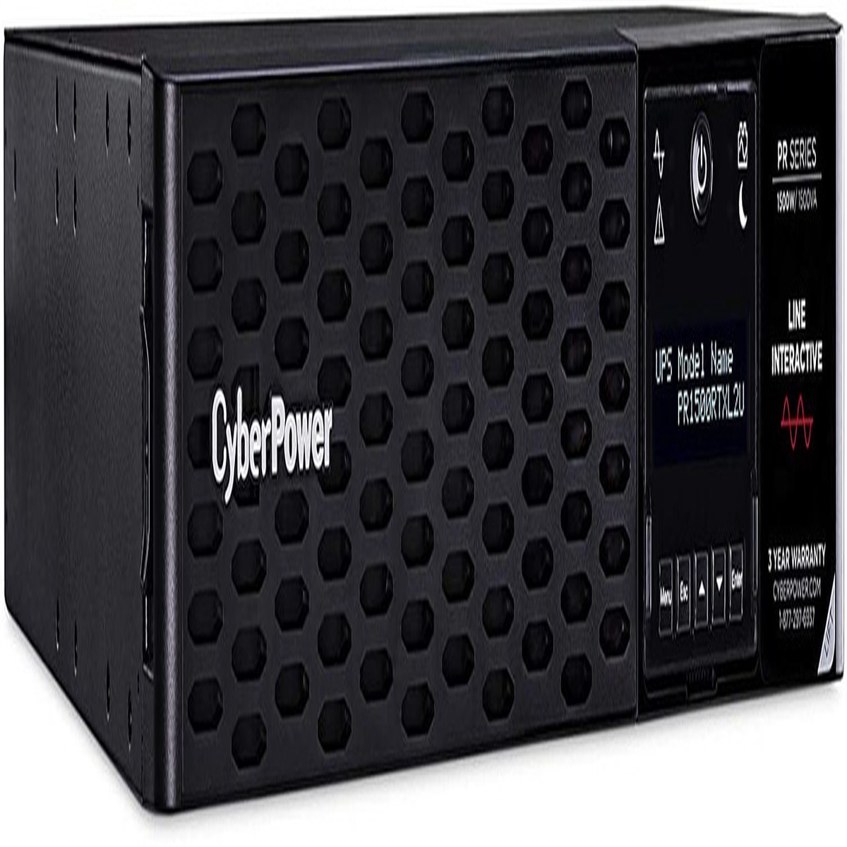 cyberpower-pr1500rtxl2u-smart-app-sinewave-ups-system-1500va-1500w-8-outlets-2u-rack-tower-avr-ebm-option-pr1500rtxl2u