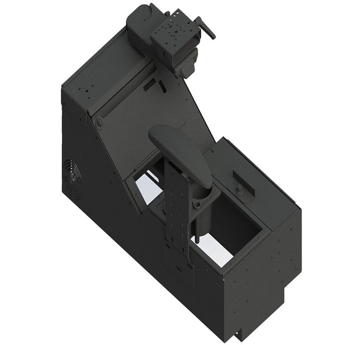 universal-wide-body-console-box-kit-with-printer-mount-locking-storage-cup-holder-side-arm-rest-and-9-mongoose-xle