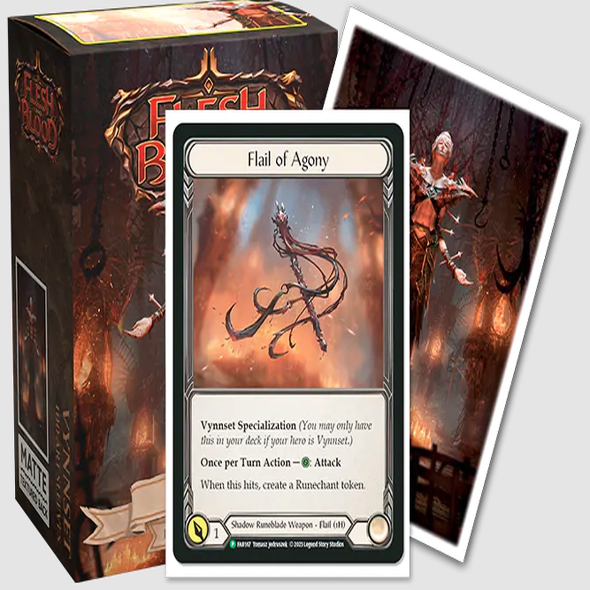 dragon-shield-standard-brushed-art-card-sleeves-flesh-and-blood-vynnset-100ct