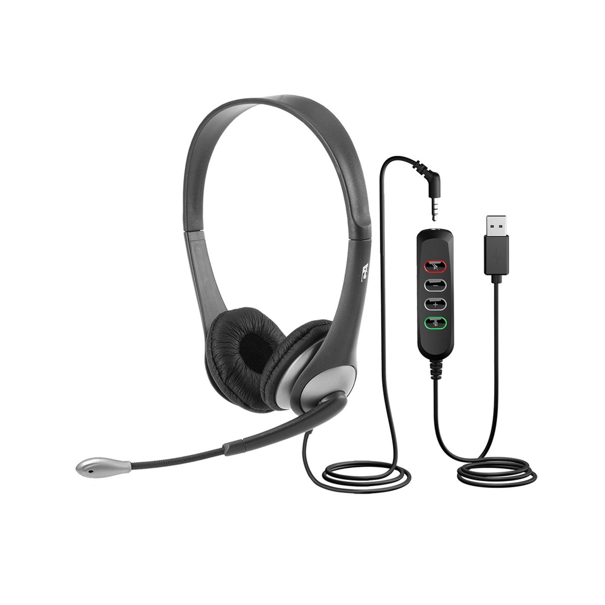 cyber-acoustics-ac-840-usb-mono-headset-internet-communication-boom-mic