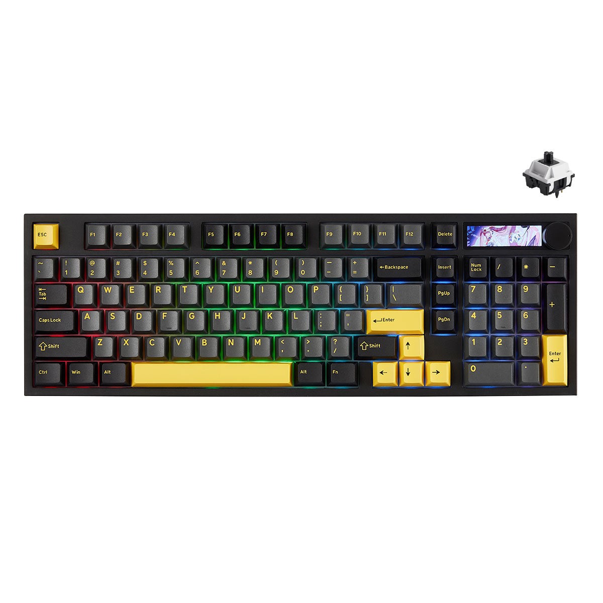 akko-5098-v5-black-gold-multi-mode-rgb-hot-swappable-mechanical-keyboard-with-1-47-lcd-screen-akko-v3-piano-pro-switch-103-k070a-004
