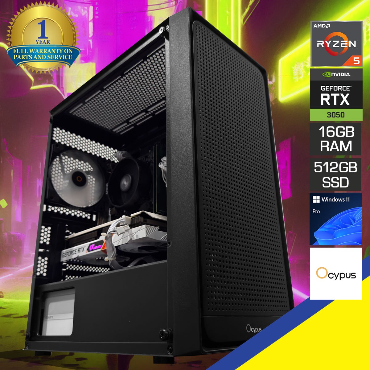 alpha-c50-black-desktop-gaming-pc-amd-ryzen-5-5500-16gb-2x8gb-ram-512gb-ssd-rtx-3050-windows-11-pro