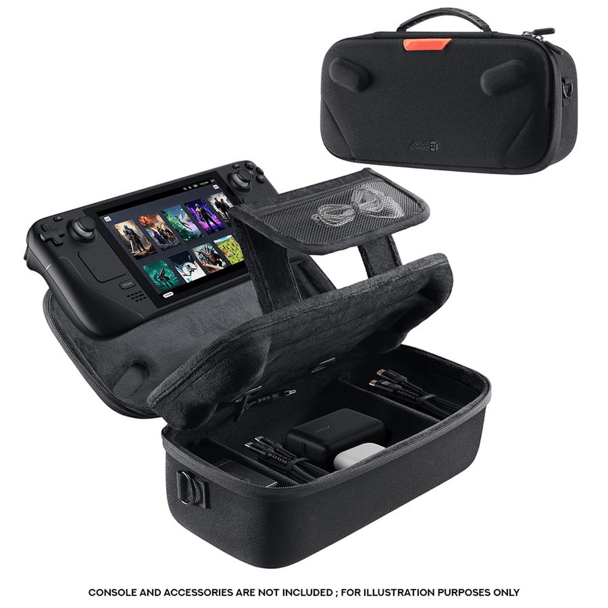 jsaux-double-decker-travel-supply-case-for-steam-deck-black-bg0140