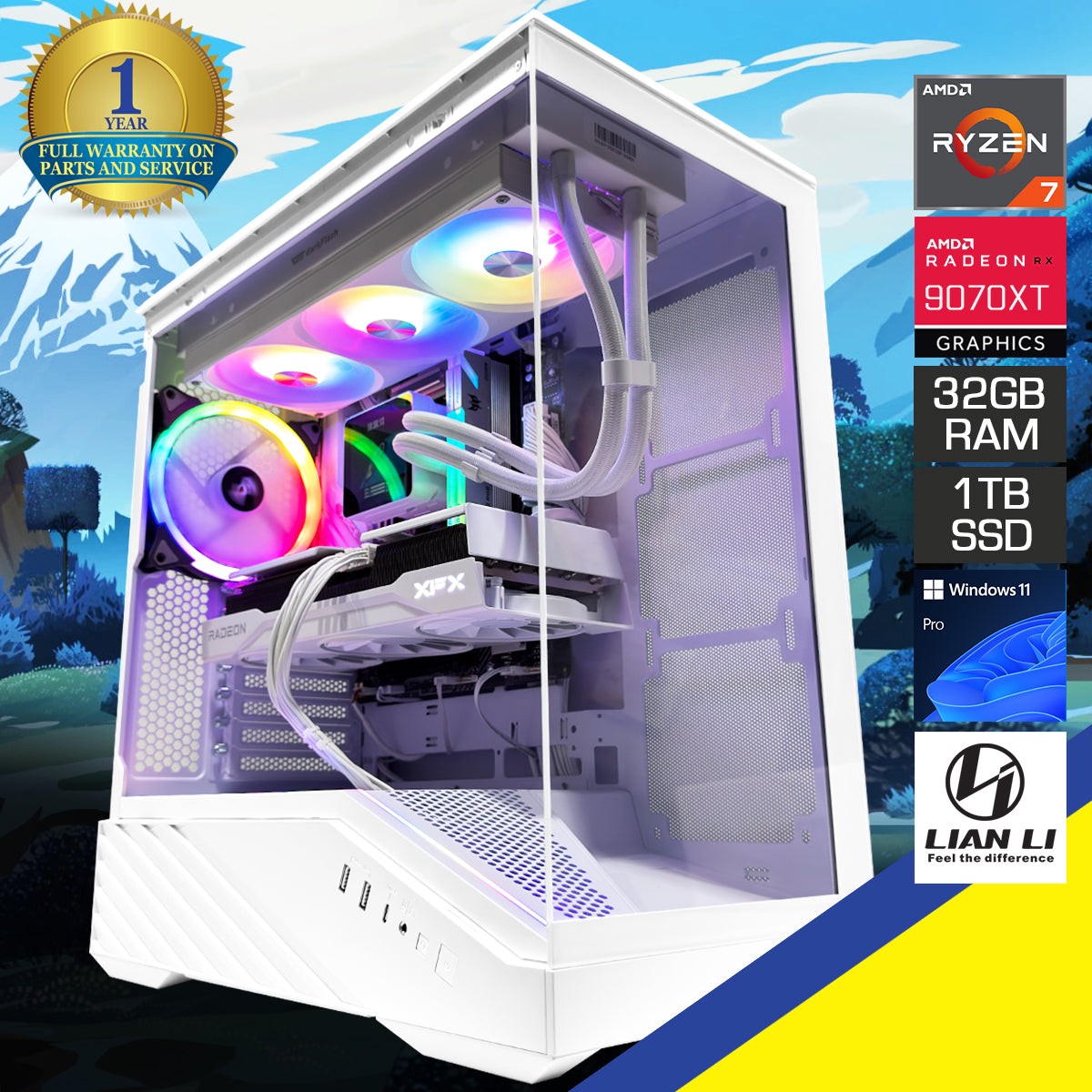 optima-v100-vector-white-desktop-gaming-pc-amd-ryzen-7-9700x-32gb-2x16gb-ram-1tb-ssd-rx-9070-xt-windows-11-pro