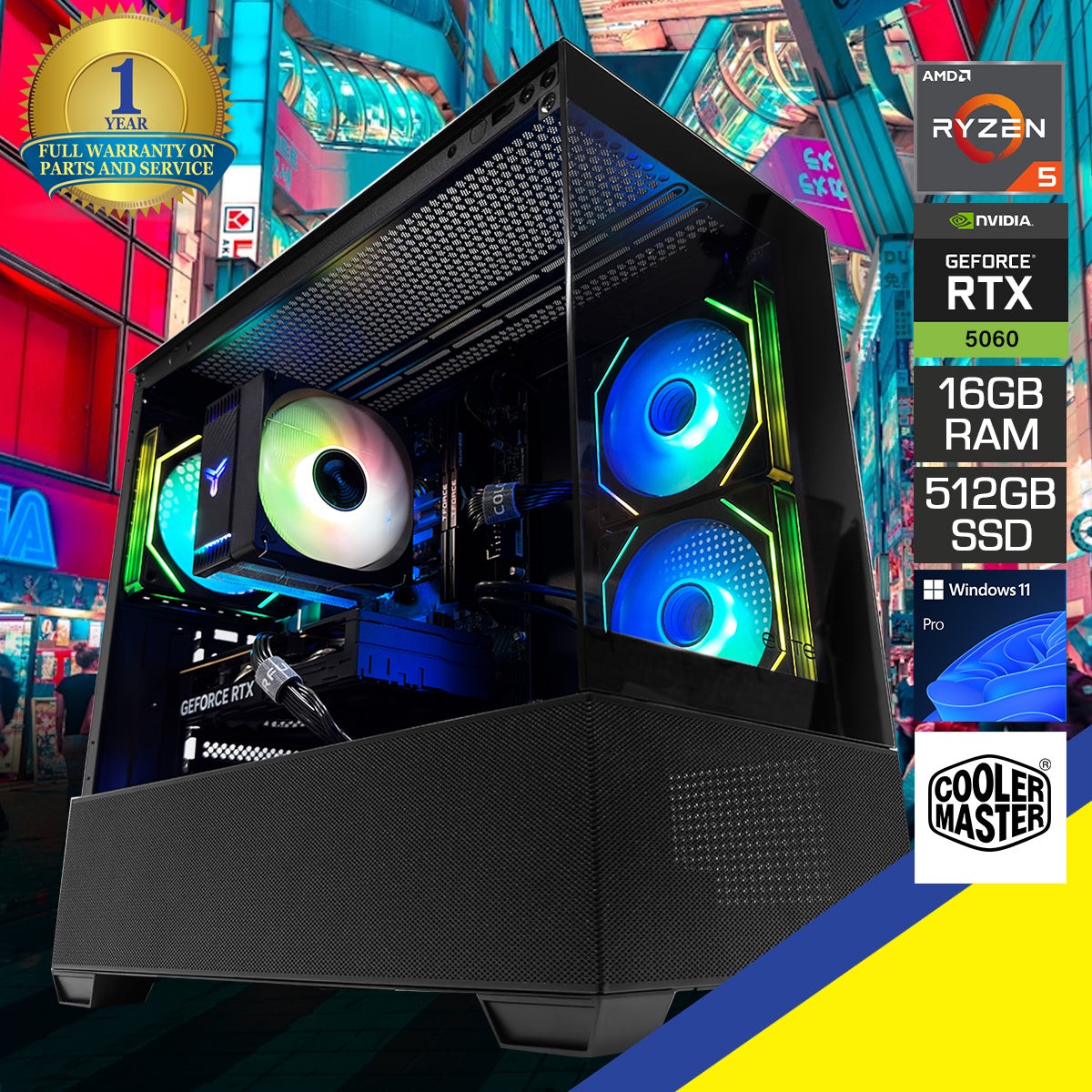 sigma-elite-490-black-desktop-gaming-pc-amd-ryzen-5-7500f-16gb-2x8gb-ram-1tb-ssd-rtx-5060-windows-11-pro