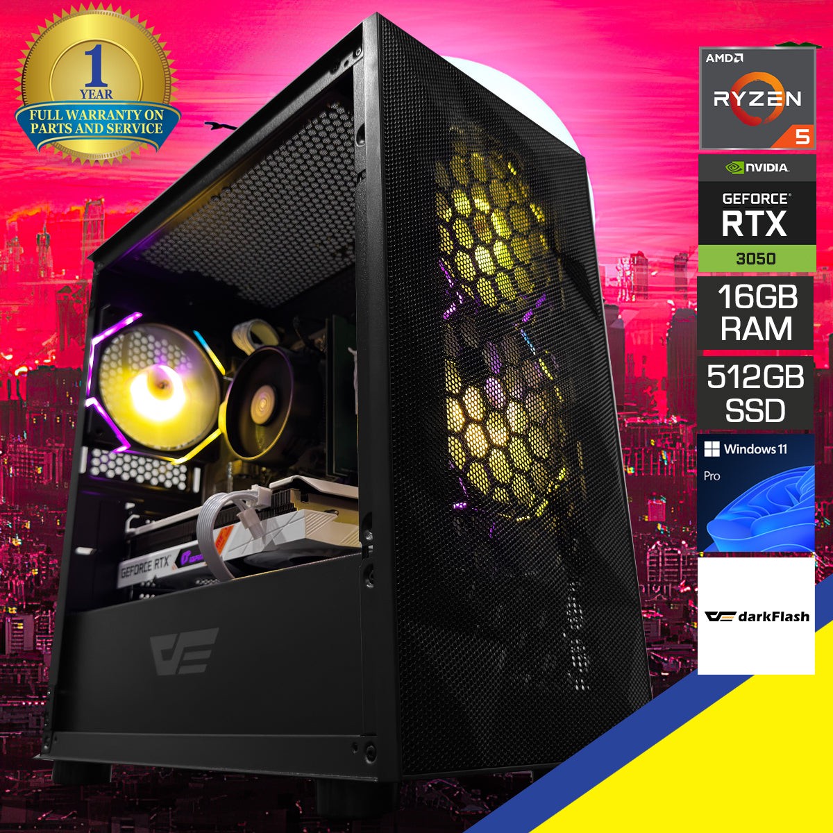alpha-dlm21-black-desktop-gaming-pc-amd-ryzen-5-5500-16gb-2x8gb-ram-512gb-ssd-rtx-3050-windows-11-pro