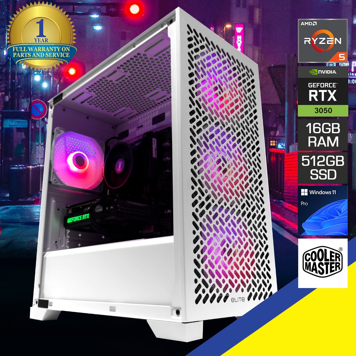 alpha-master-elite-white-desktop-gaming-pc-amd-ryzen-5-5500-16gb-2x8gb-ram-512gb-ssd-rtx-3050-windows-11-pro
