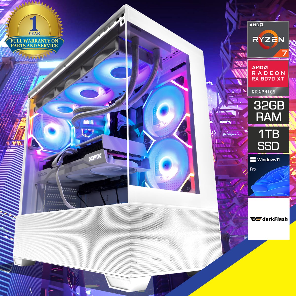 optima-ds900-air-white-desktop-gaming-pc-amd-ryzen-7-7800x3d-32gb-2x16gb-ram-1tb-ssd-rx-9070-xt-windows-11-pro