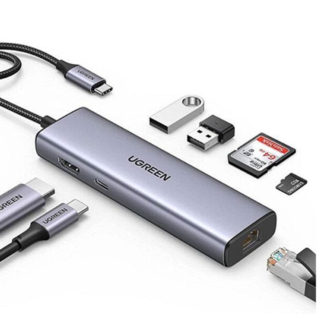 ugreen-usb-c-7-in-1-multifunction-adapter-gray-cm512-90568