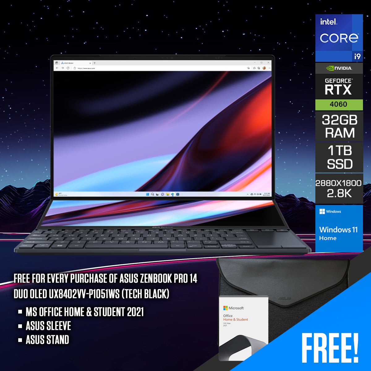 asus-zenbook-pro-14-duo-oled-ux8402vv-p1051ws-14-5-2-8k-oled-i9-13900h-32gb-ram-rtx-4060-1tb-ssd-windows-11-home-ms-office-home-student-2021-asus-sleeve-asus-stand