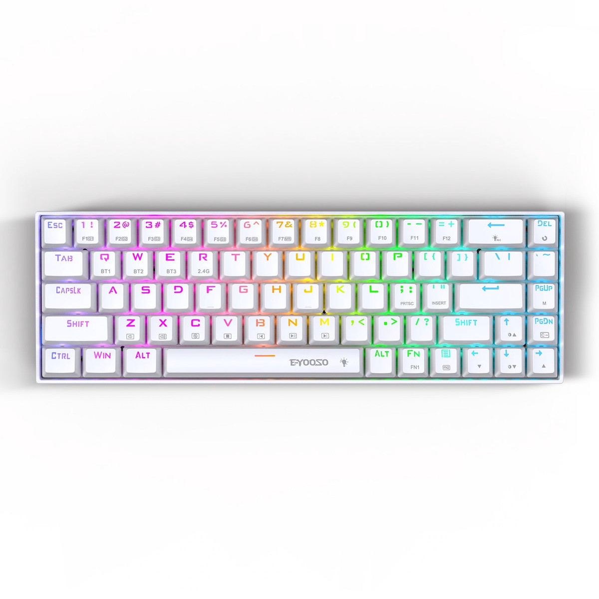 e-yooso-z-686-tri-mode-rgb-68-keys-hot-swappable-mechanical-keyboard-white-red-switch