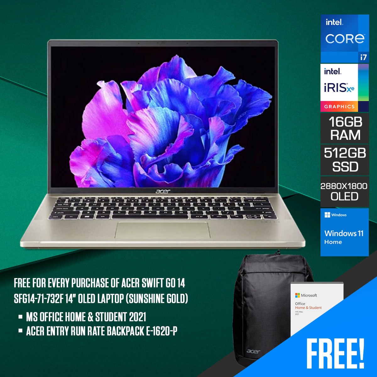 acer-swift-go-14-sfg14-71-732f-laptop-14-oled-2880-x-1800-i7-13700h-16gb-ram-512gb-ssd-intel-iris-xe-graphics-windows-11-home-ms-office-home-office-2021-acer-entry-run-rate