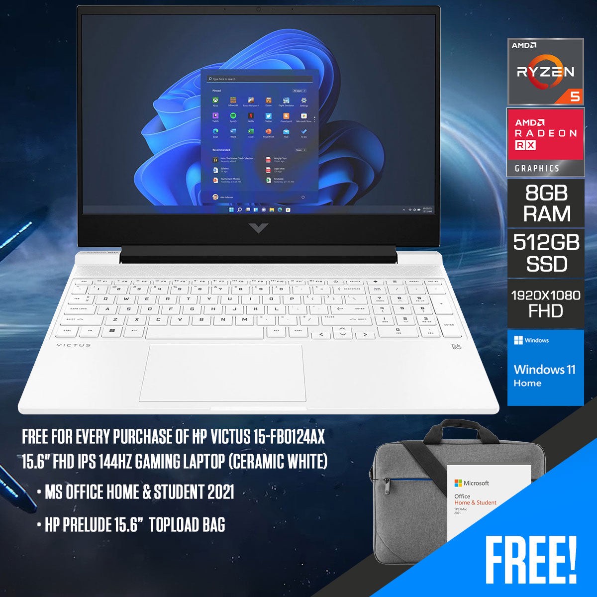 hp-victus-15-fb0124ax-gaming-laptop-15-6-diagonal-fhd-ryzen-5-5600h-8gb-ram-512gb-ssd-radeon-rx-6500m-windows-11-home-ms-office-home-student-2021-hp-prelude-15-6-topload-bag