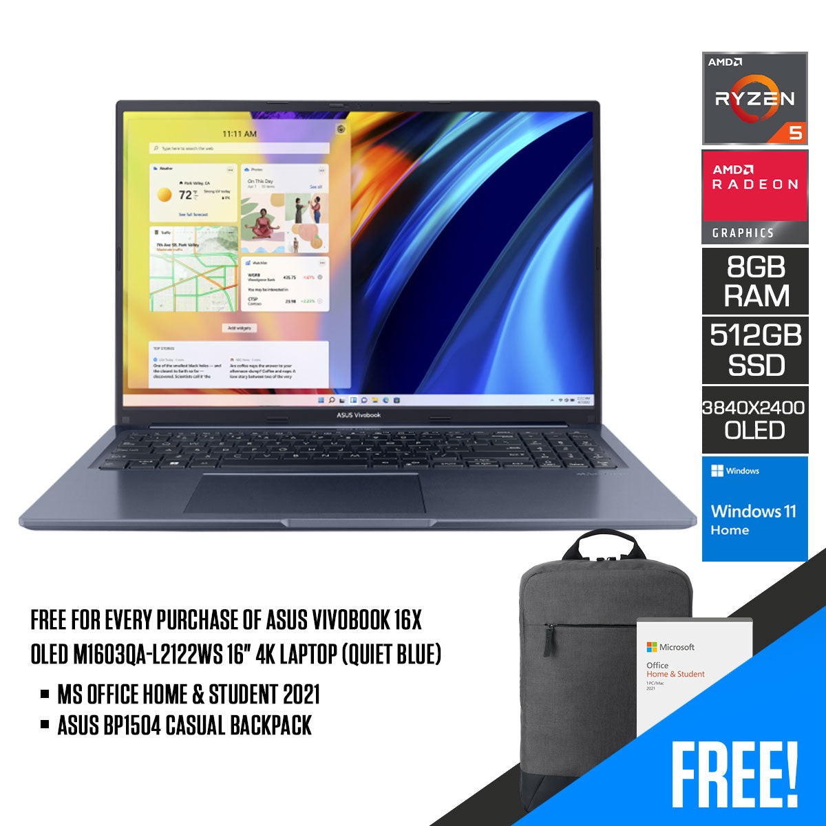 asus-vivobook-16x-oled-m1603qa-l2122ws-laptop-4k-oled-ryzen-5-5600h-8-gb-ram-512-gb-ssd-amd-radeon-graphics-windows-11-home-ms-office-home-student-2021-asus-bp1504-casual-backpack