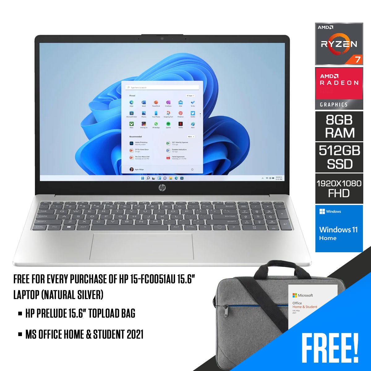 hp-15-fc0051au-15-6-laptop-natural-silver-fhd-1920x1080-ryzen-7-7730u-8gb-ram-512-gb-ssd-amd-radeon-graphics-ms-office-home-student-2021-hp-prelude-15-6-topload-bag