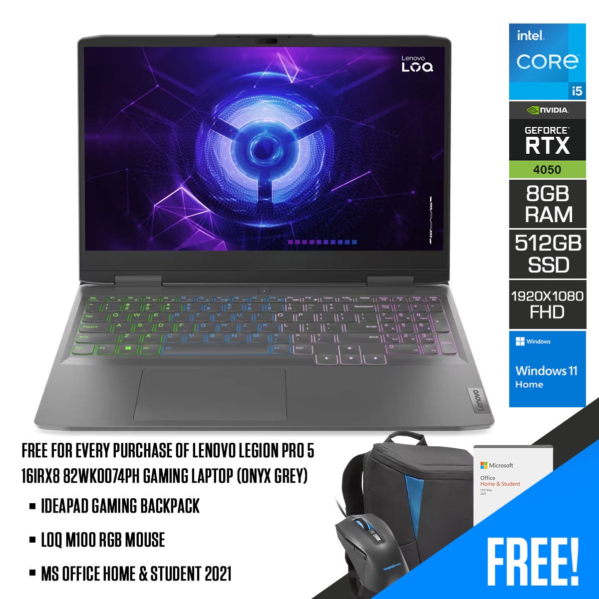 lenovo-loq-15irh8-82xv004hph-gaming-laptop-15-6-fhd-144hz-i5-13420h-8gb-ram-512-ssd-rtx-4050-ms-office-home-student-2021-loq-m100-rgb-mouse-ideapad-gaming-backpack