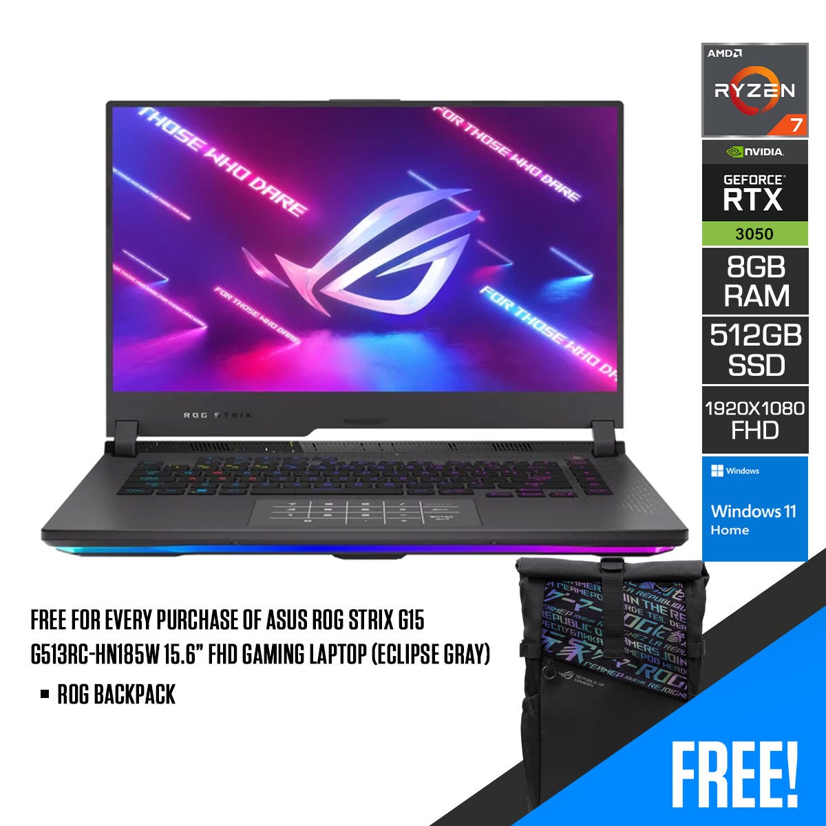 asus-rog-strix-g15-g513rc-hn185w-15-6-fhd-gaming-laptop-eclipse-gray-15-6-fhd-1920-x-1080-ryzen-7-6800h-hs-8gb-ram-512gb-ssd-rtx-3050-windows-11-home-rog-backpack