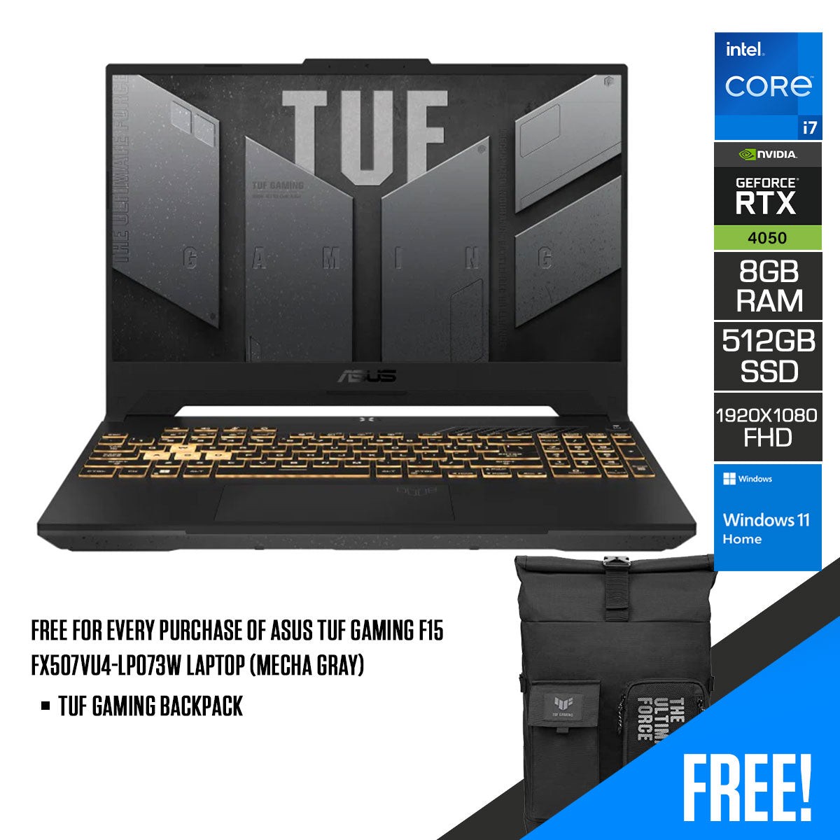 asus-tuf-gaming-f15-fx507vu4-lp073w-laptop-mecha-gray-15-6-fhd-144hz-1920-x-1080-i7-13700h-8gb-ddr4-512gb-ssd-rtx-4050-windows-11-home-tuf-gaming-backpack