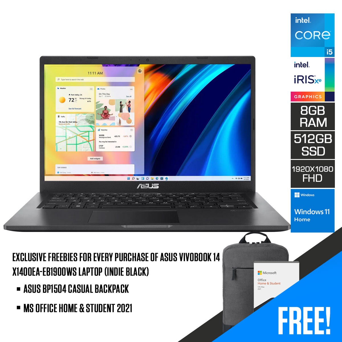 asus-vivobook-14-x1400ea-eb1900ws-laptop-14-fhd-i5-1135g7-8gb-ram-512gb-ssd-intel-irisxgraphics-windows-11-home-ms-office-home-student-2021-asus-bp1504-casual-backpack