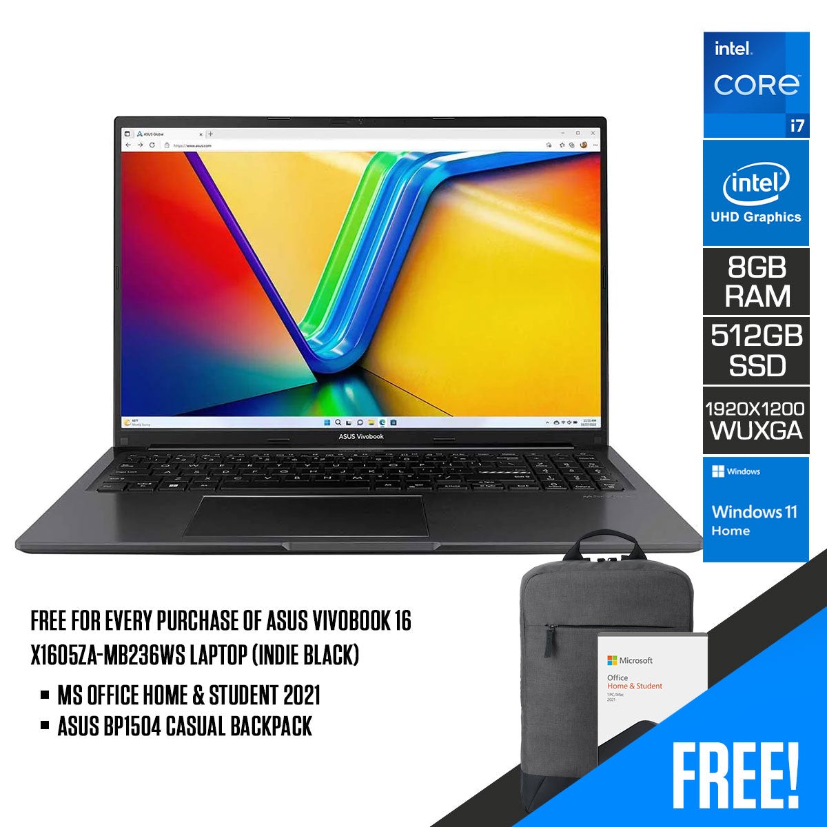 asus-vivobook-16-x1605za-mb236ws-laptop-16-wuxga-i7-12700h-8gb-ram-512-gb-ssd-intel-uhd-graphics-windows-11-home-ms-office-home-student-2021-asus-bp1504-casual-backpack