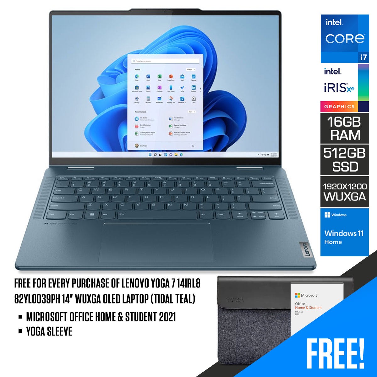 lenovo-yoga-7-14irl8-82yl0039ph-14-wuxga-oled-laptop-14-i7-1360p-16gb-ram-512gb-ssd-intel-iris-xe-graphics-windows-11-home-ms-office-home-student-2021-yoga-sleeve