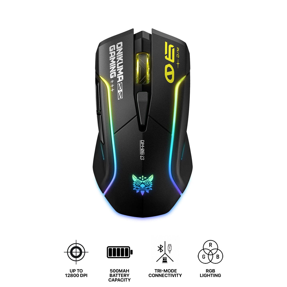 onikuma-dm06-tri-mode-rgb-wireless-gaming-mouse-black