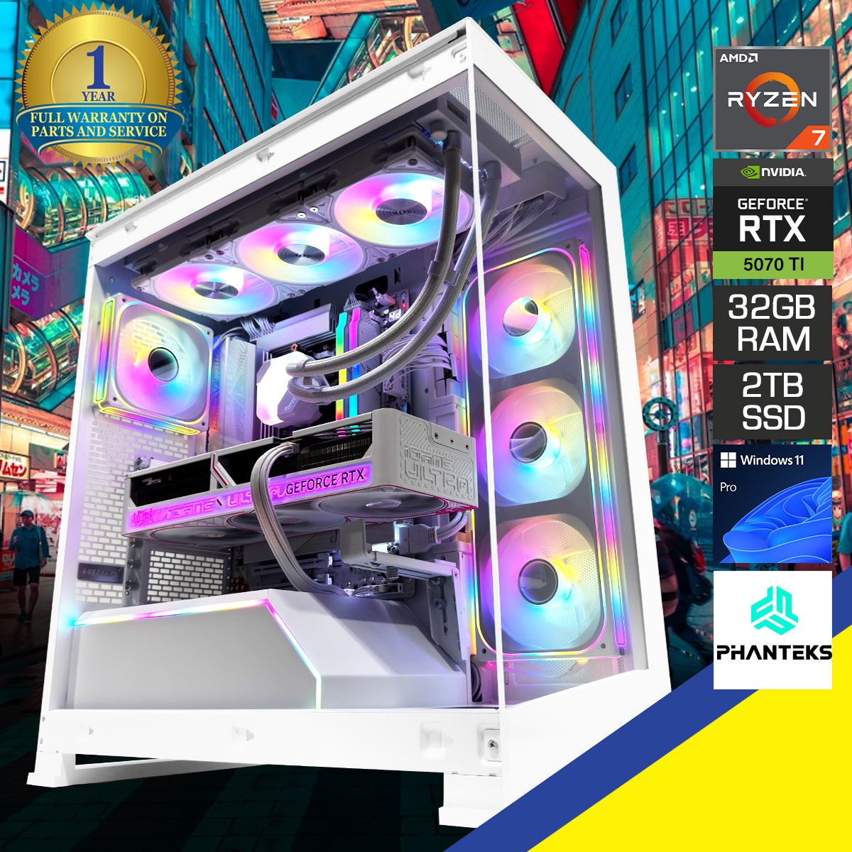 ultra-hyperflow-white-desktop-gaming-pc-amd-ryzen-7-9800x3d-32gb-2x16gb-ram-2tb-ssd-rtx-5070-ti-windows-11-pro