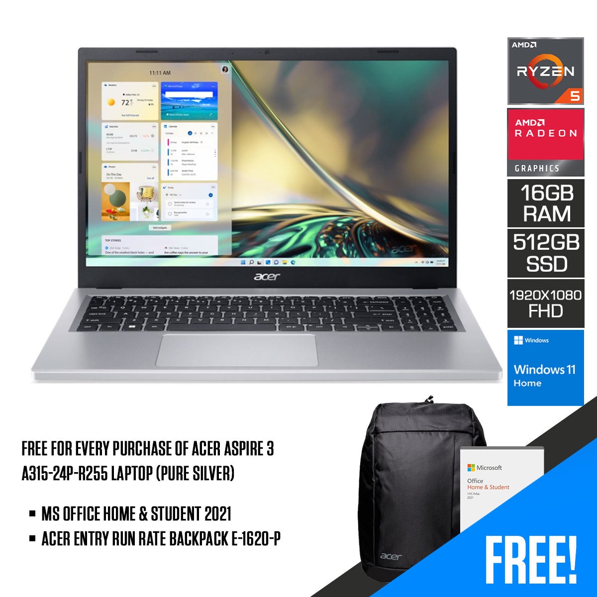 acer-aspire-3-a315-24p-r255-laptop-15-6-fhd-ryzen-5-7520u-16gb-ddr5-512gb-ssd-amd-radeon-graphics-windows-11-home-ms-office-home-student-2021-acer-entry-run-rate-backpack-e-1620-p