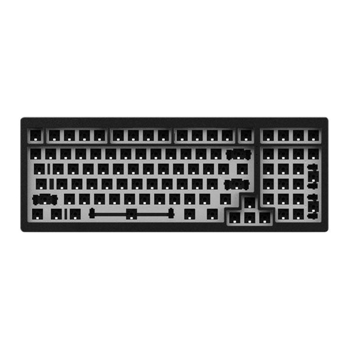 monsgeek-m2-qmk-aluminium-case-mechanical-keyboard-hot-swappable-gasket-diy-kit-black