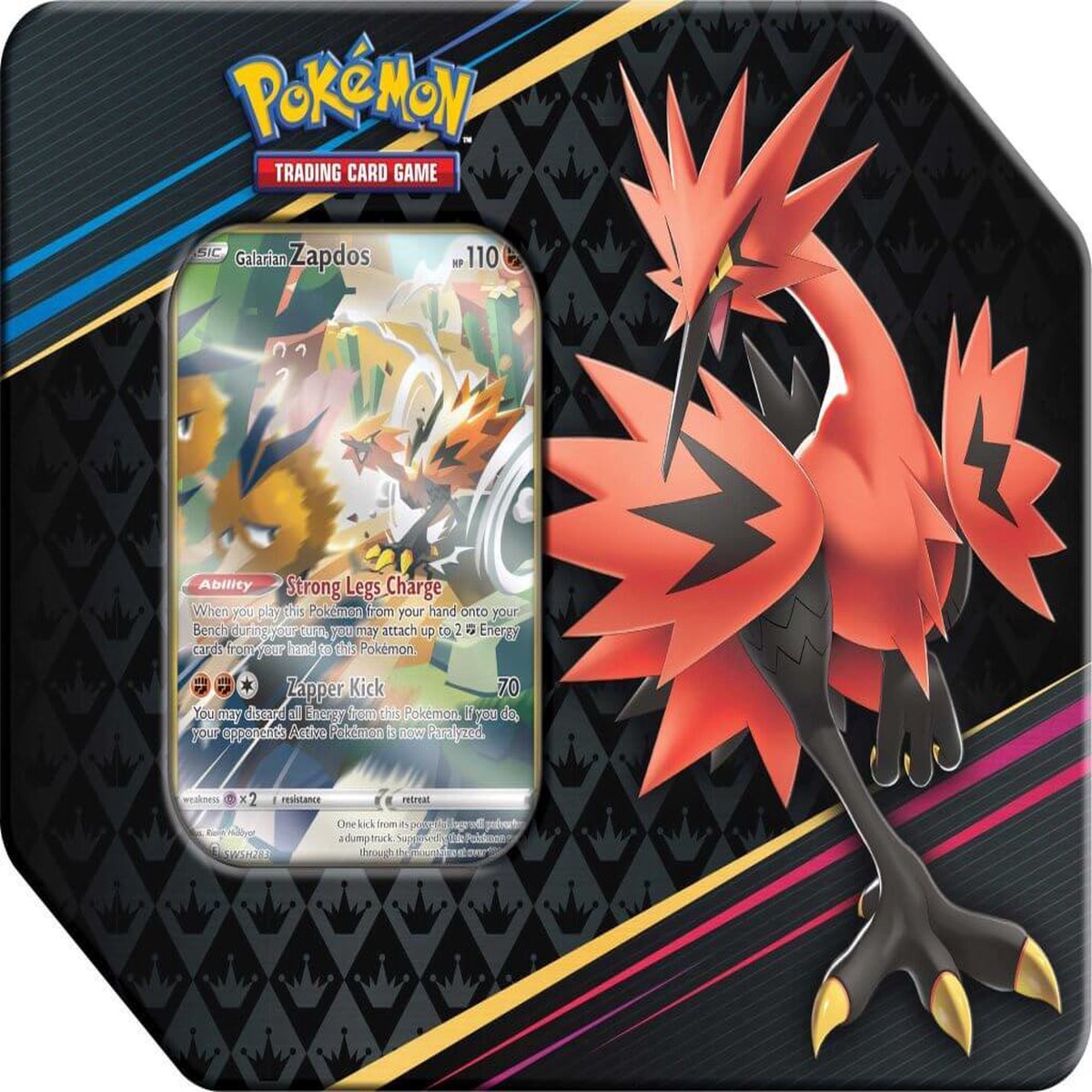 pokemon-trading-card-game-ss12-5-sword-shield-crown-zenith-tin-case-galarian-zapdos-210-85194