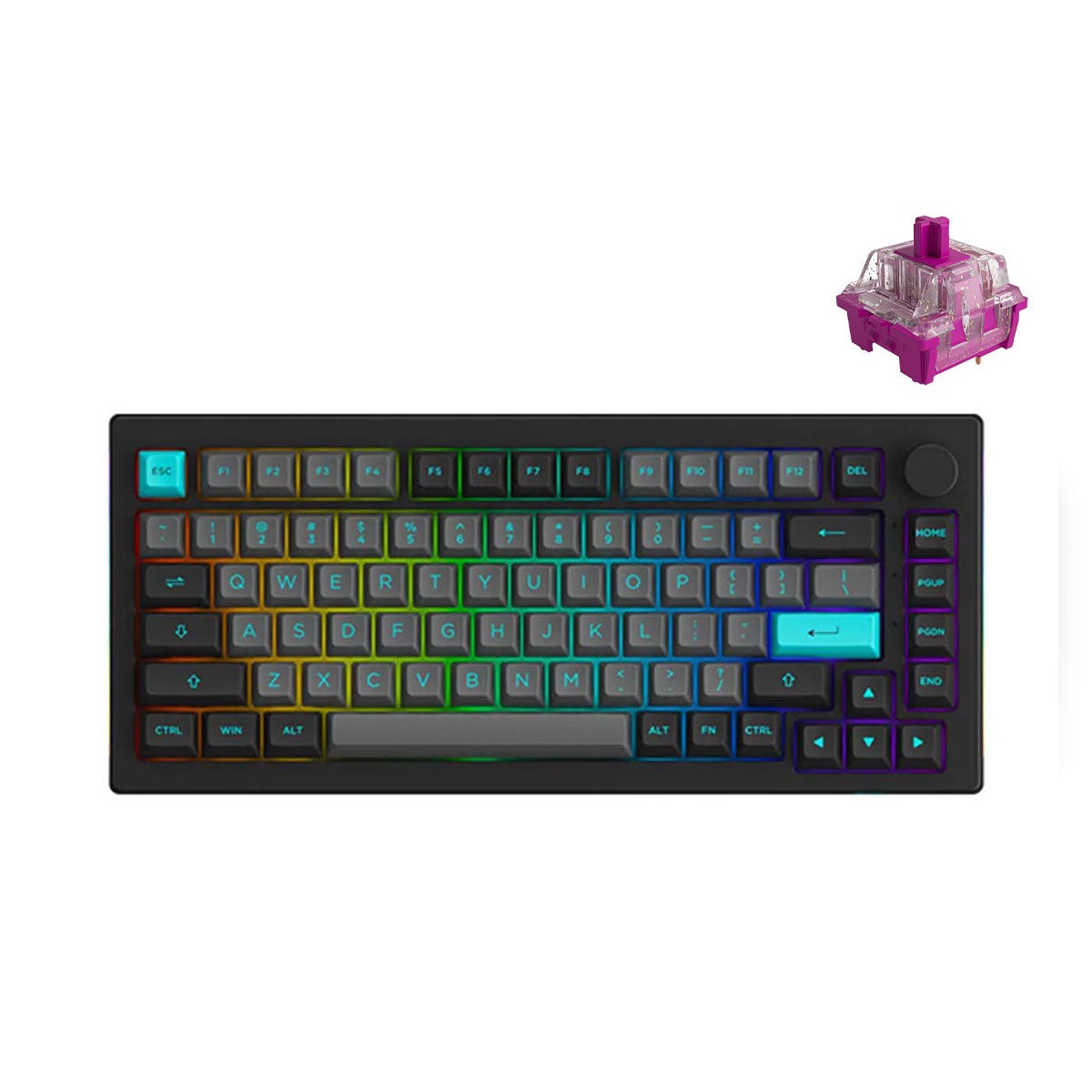 akko-black-cyan-5075b-plus-multi-modes-rgb-mechanical-keyboard-akko-cs-wine-red