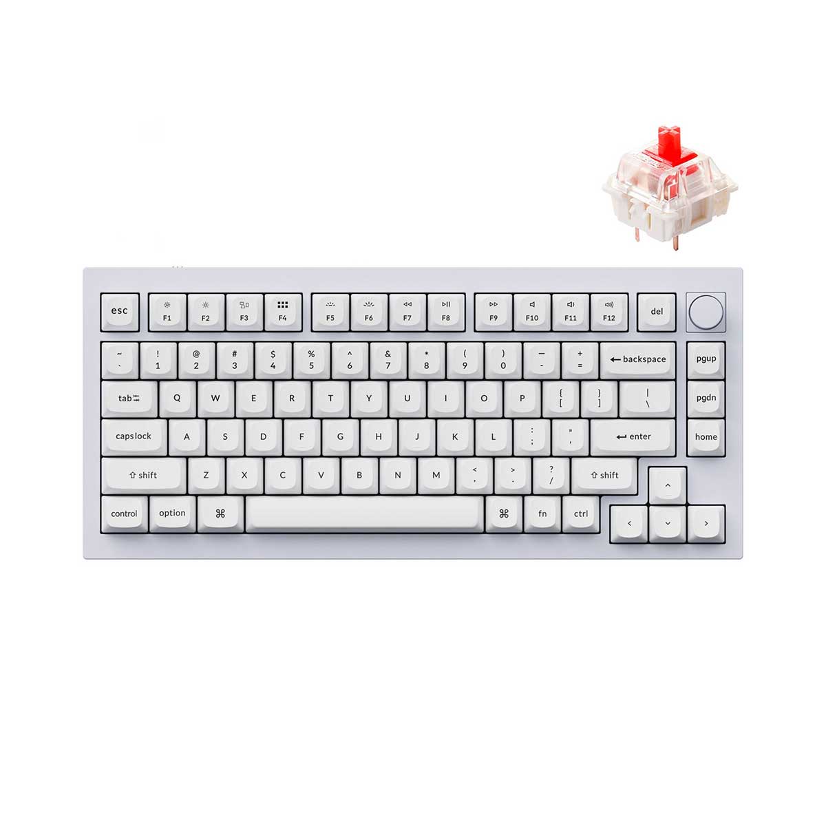 keychron-q1-qmk-custom-mechanical-knob-version-hot-swappable-rgb-backlight-keyboard-shell-white-red-switch-q1p1