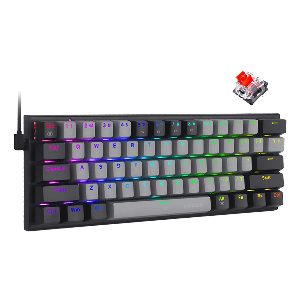e-yooso-z-11-rgb-61-keys-hot-swappable-mechanical-keyboard-gray-black-red-switch