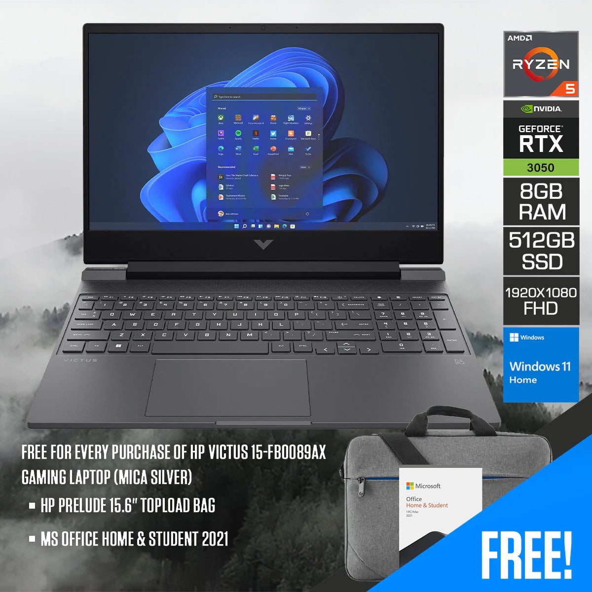 hp-victus-15-fb0089ax-gaming-laptop-15-6-fhd-ryzen-5-5600h-8gb-ram-512gb-ssd-rtx-3050-windows-11-ms-office-home-student-2021-hp-prelude-15-6-topload-bag
