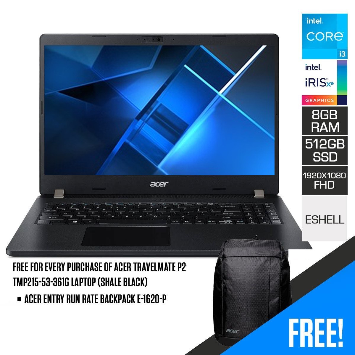 acer-travelmate-p2-tmp215-53-361g-laptop-shale-black-15-6-fhd-i3-1115g4-8gb-ram-512gb-ssd-intel-iris-xe-graphics-eshell-acer-entry-run-rate-backpack-e-1620-p