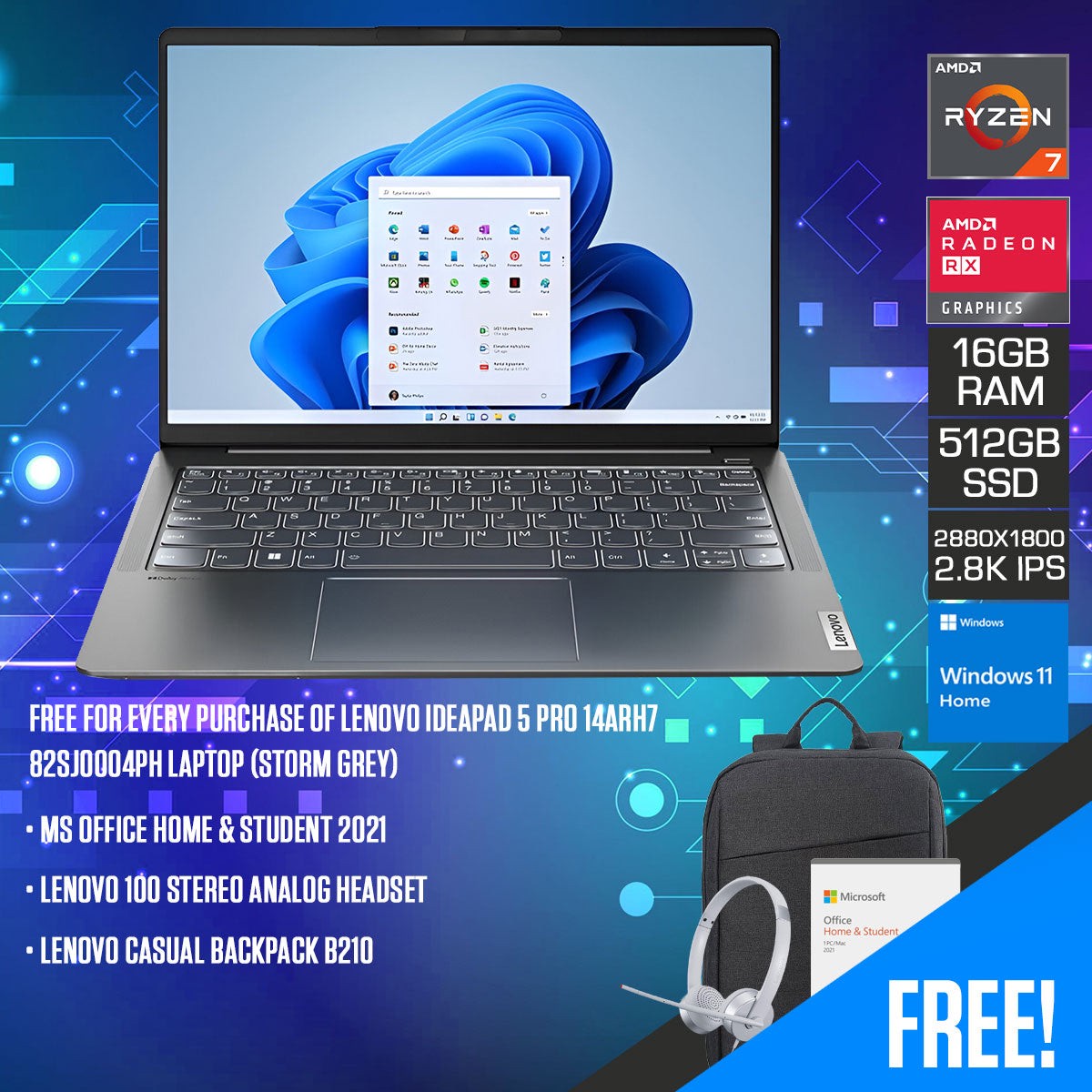 lenovo-ideapad-5-pro-14arh7-82sj0004ph-laptop-14-2-8k-ryzen-7-6800hs-16gb-ram-512gb-ssd-amd-radeon-680m-graphics-windows-11-home-ms-office-home-student-2021-lenovo-100-stereo