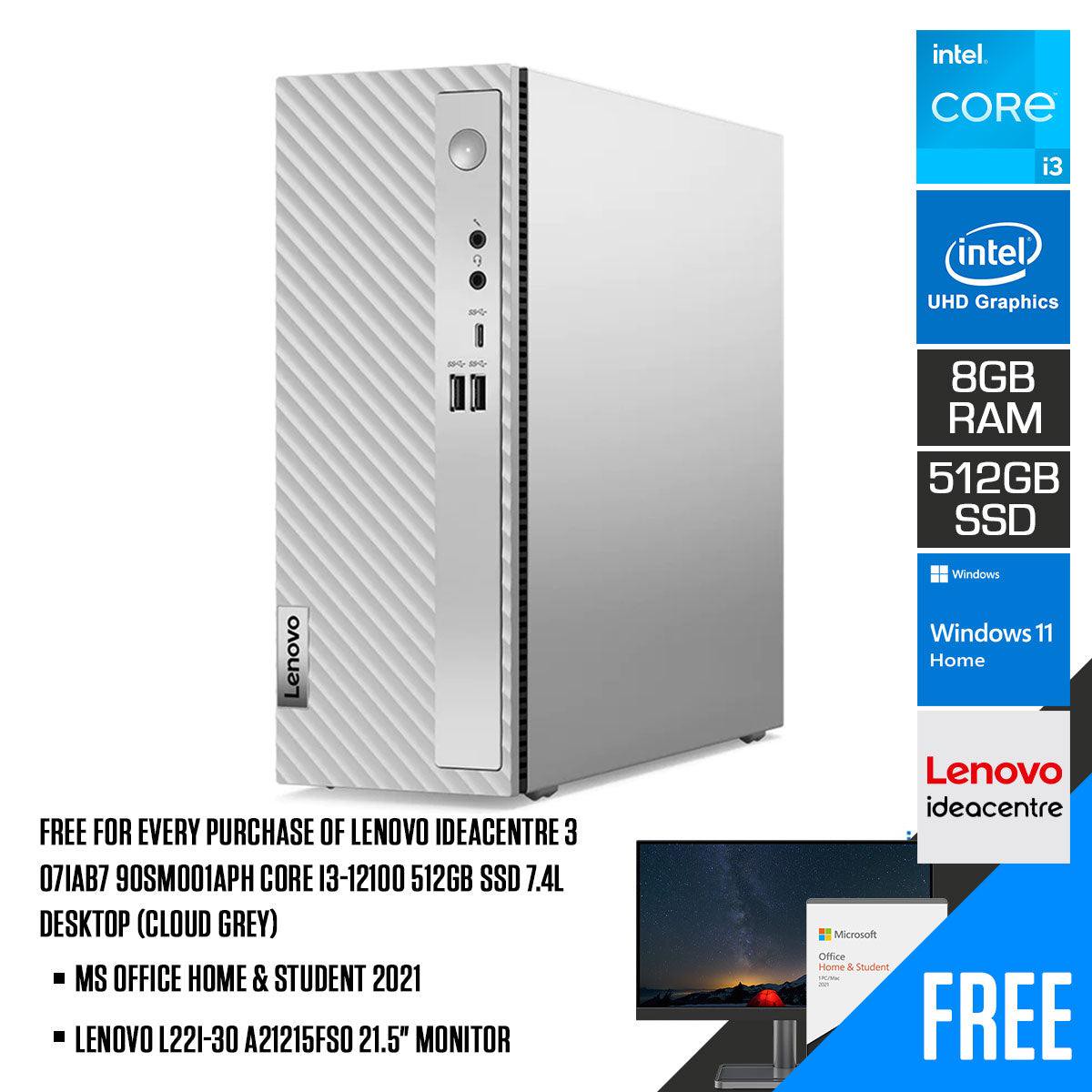 lenovo-ideacentre-3-07iab7-90sm001aph-core-i3-12100-512gb-ssd-7-4l-desktop-cloud-grey-ms-office-h-s-2021-lenovo-l22i-30-a21215fs0-21-5-monitor