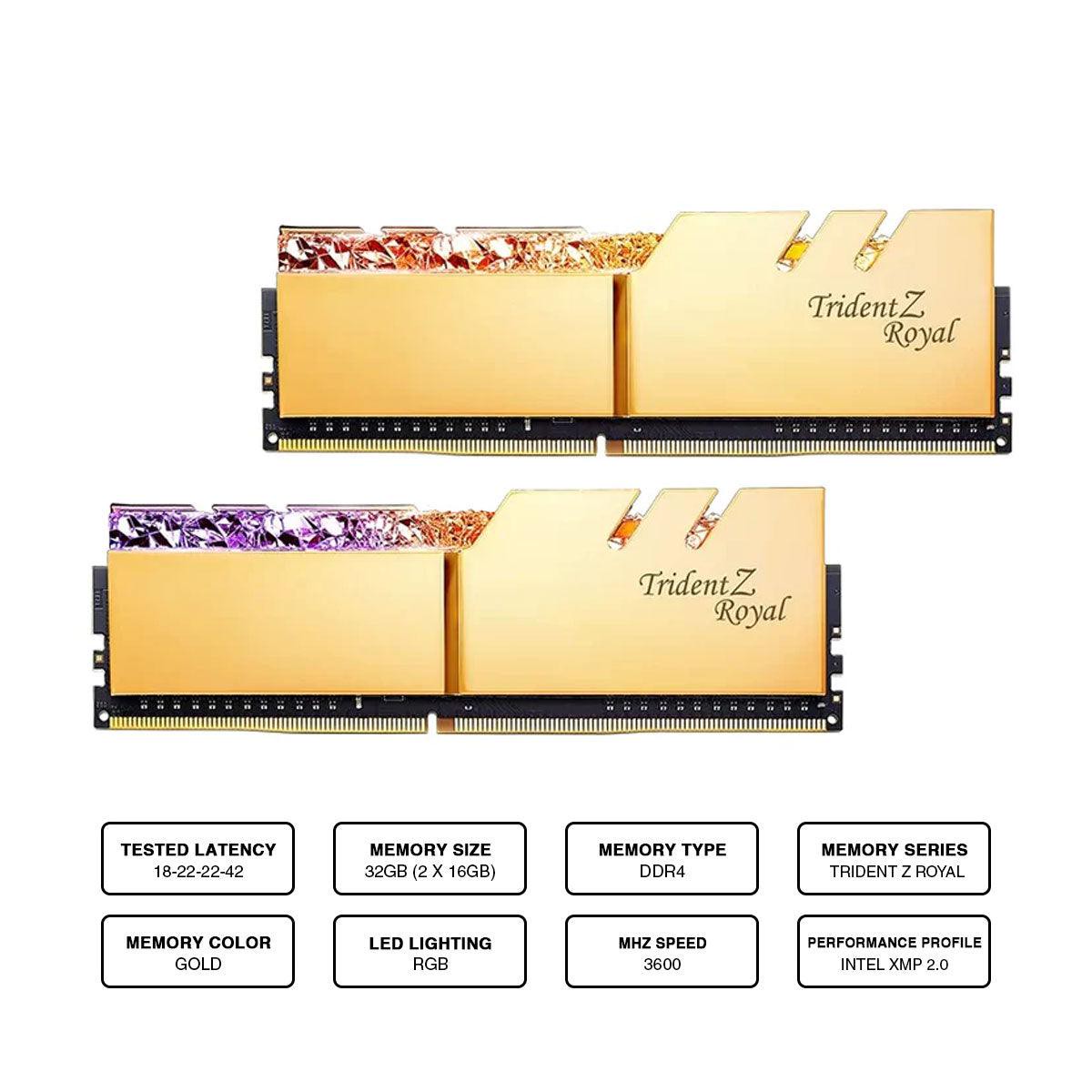 g-skill-trident-z-royal-rgb-32gb-2-x-16gb-ddr4-3600mhz-memory-gold-f4-3600c18d-32gtrg