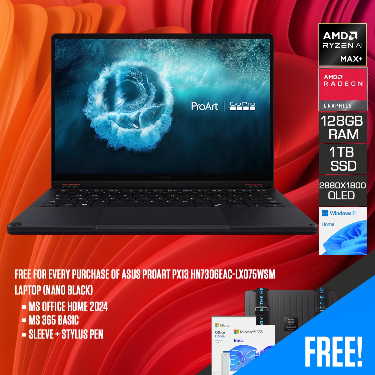 asus-proart-px13-hn7306eac-lx075wsm-laptop-13-3-3k-oled-60hz-ryzen-ai-max-395-128gb-ram-1tb-ssd-amd-radeon-graphics-windows-11-home-ms-office-home-2024-ms-365-basic-sleeve
