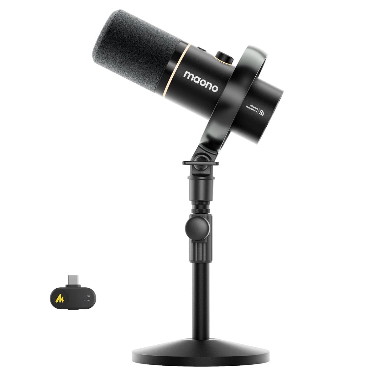maono-pd200wt-hybrid-podcast-dynamic-wireless-rgb-microphone-black