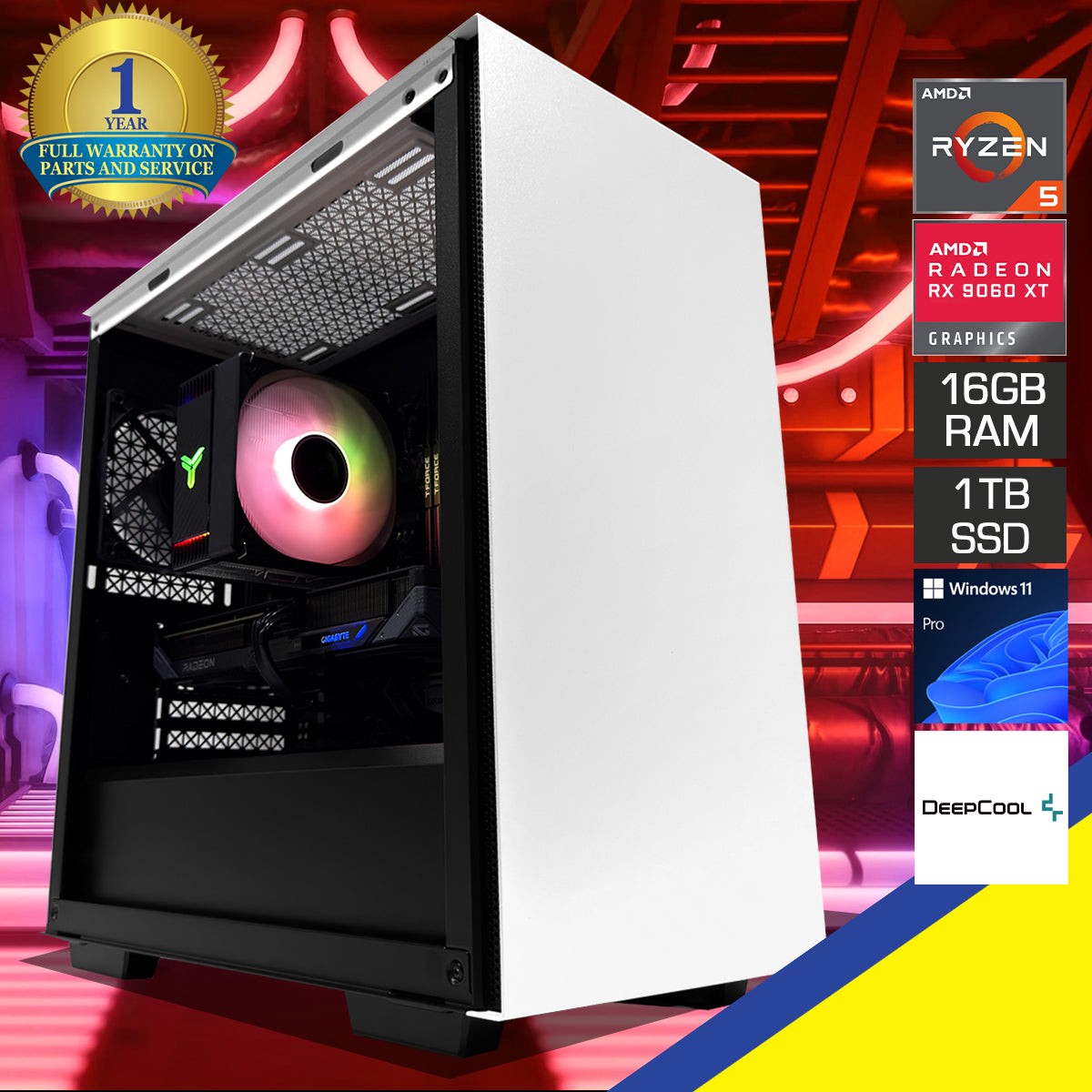 sigma-macube-white-desktop-gaming-pc-amd-ryzen-5-7500f-16gb-2x8gb-ram-1tb-ssd-rx-9060-xt-windows-11-pro